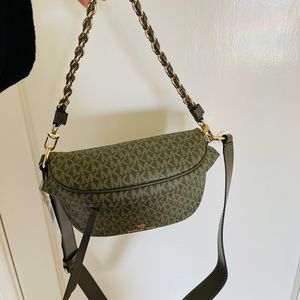 MICHAEL Michael Kors Olive Logo Crossbody Bag